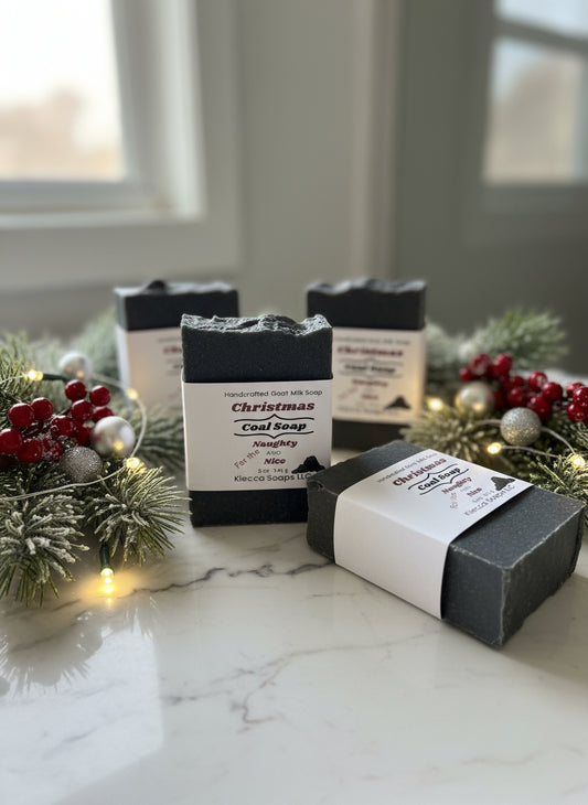 Christmas Coal Soap